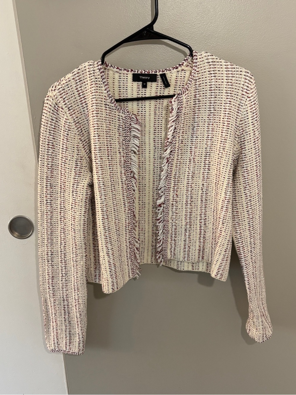Theory Galinne Speckle Bouclé Jacket Size Women’s Medium